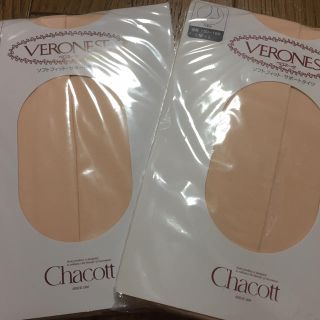 チャコット(CHACOTT)の新品未使用 チャコット穴あき大人タイツ M〜L×2足(その他)