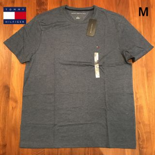 トミーヒルフィガー(TOMMY HILFIGER)のTOMMY　HILFIGER　ブルーワンポイント　Tシャツ　（M）新品(Tシャツ/カットソー(半袖/袖なし))