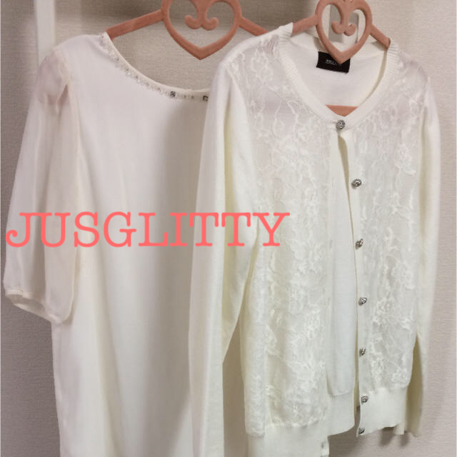 JUSGLITTY(ジャスグリッティー)の【JUSGLITTY】アンサンブル レディースのトップス(アンサンブル)の商品写真