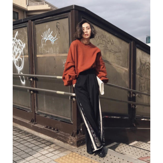 Ameri VINTAGE - スカーフレイヤードワイドパンツ LAYERED WIDE PANTS ...