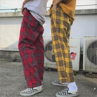 チェックパンツ❣️人気 トレンド 再入荷(スラックス)