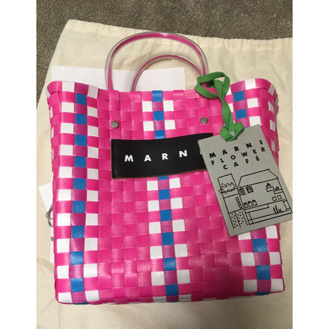 Marni - マルニ フラワーマーケット ピクニックバッグ ミニサイズ S マルニカフェ の通販 by みりん's shop｜マルニならラクマ