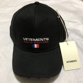 Vetements 即完売 ロゴ ベースボールキャップ ブラック-