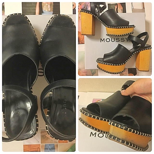 moussy(マウジー)のmoussy ✴︎ サボサンダル レディースの靴/シューズ(サンダル)の商品写真