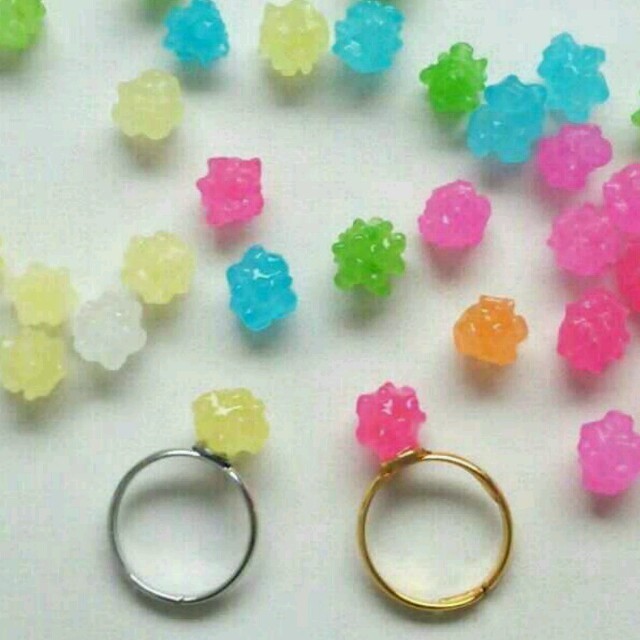 ななやで様専用♡金平糖のピンキーリング レディースのアクセサリー(リング(指輪))の商品写真