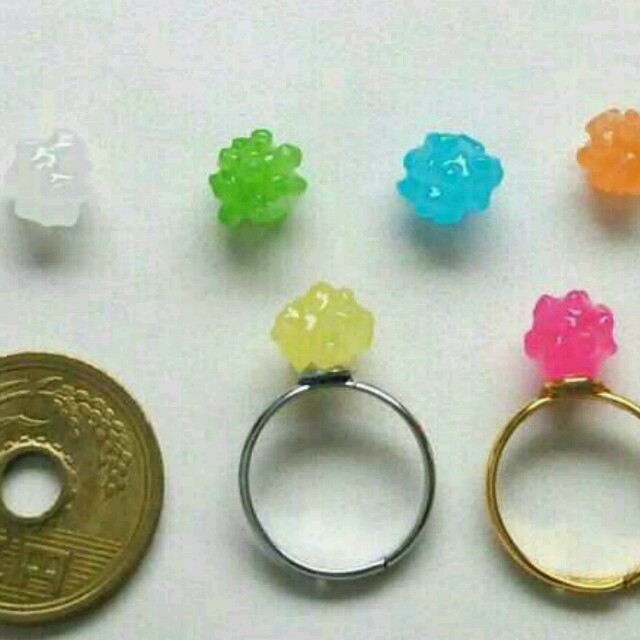 ななやで様専用♡金平糖のピンキーリング レディースのアクセサリー(リング(指輪))の商品写真