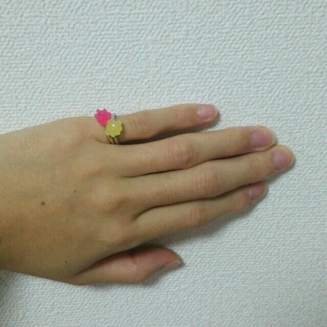 ななやで様専用♡金平糖のピンキーリング レディースのアクセサリー(リング(指輪))の商品写真