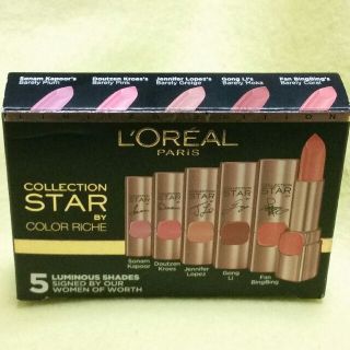 ロレアルパリ(L'Oreal Paris)の3本セット★機内販売限定品【ロレアル パリ】カラーリッシュ ルルージュ(口紅)