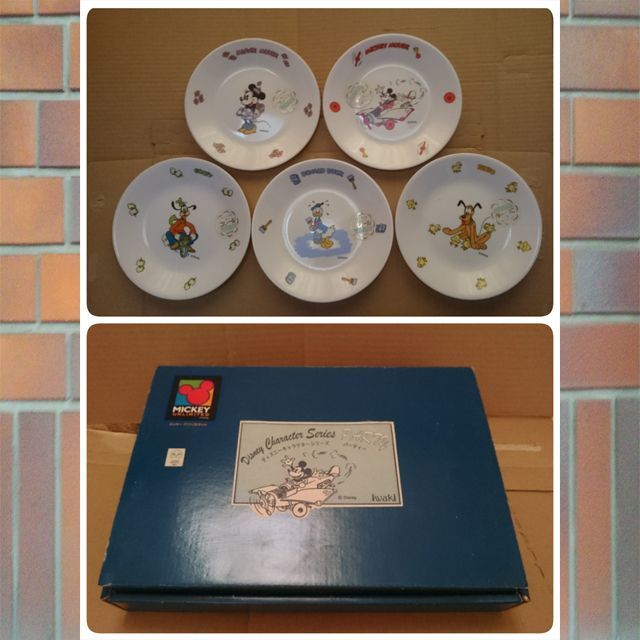 Disney(ディズニー)のディズニー ミッキー アンリミテッド ケーキ皿 5枚セット インテリア/住まい/日用品のキッチン/食器(食器)の商品写真