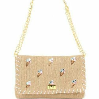 ハニーサロンバイフォピッシュ(honey salon by foppish)の【ハニーサロンバイフォピッシュ】新品リネンショルダーバッグサマンサタバサコーチ(ショルダーバッグ)