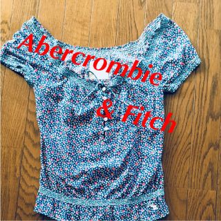 アバクロンビーアンドフィッチ(Abercrombie&Fitch)のAbercrombie & Fitch ブラウス 半袖 コットン S アバクロ(シャツ/ブラウス(半袖/袖なし))