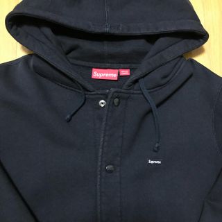 シュプリーム(Supreme)のSupreme Snap Front Hooded Sweat 黒 M(パーカー)