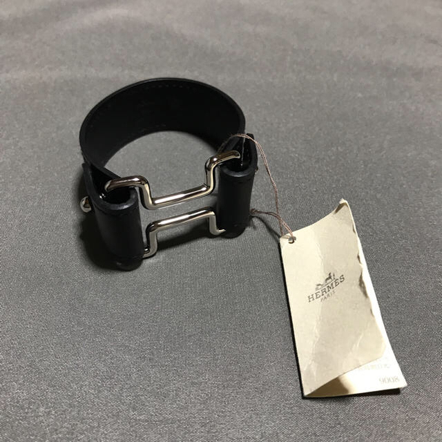 ☆様専用 HERMES エルメス レザーブレスレット 黒 正規品 ☆様専用 HERMES エルメス レザーブレスレット 黒 正規品
