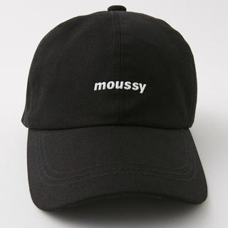 マウジー(moussy)のmoussy キャップ 帽子 黒(キャップ)
