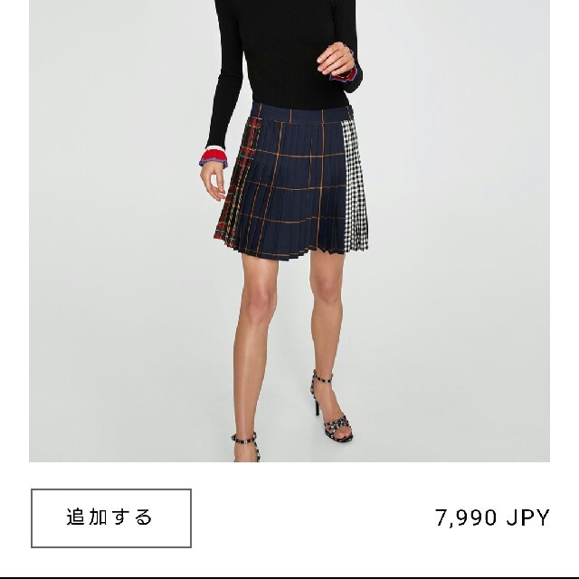 ZARA(ザラ)のZARA チェックスカート 安室奈美恵 アムコス レディースのスカート(ミニスカート)の商品写真