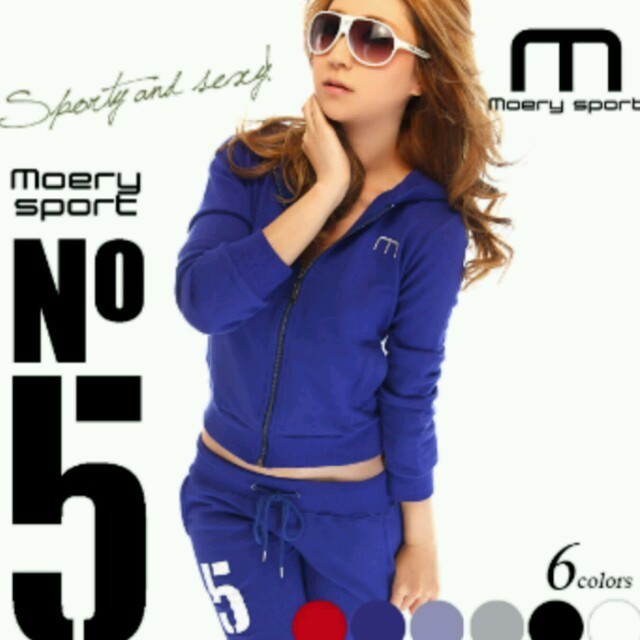 MOERY(モエリー)のmoery sport セット～☆ミ レディースのトップス(パーカー)の商品写真