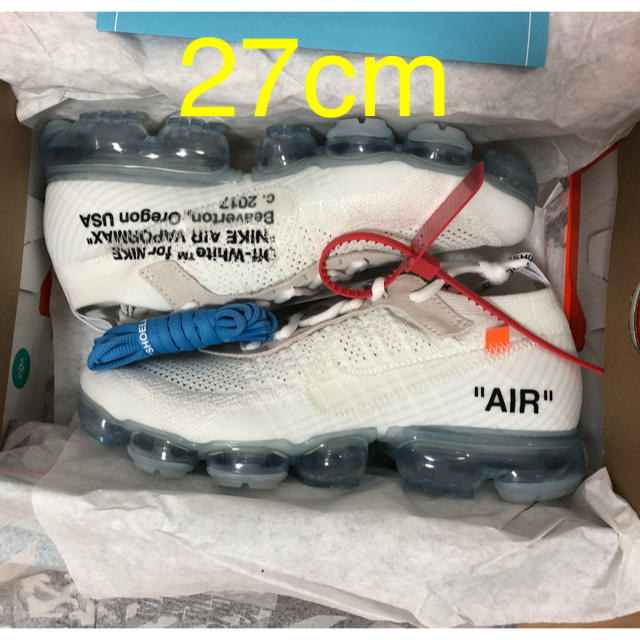 THE 10 NIKE AIR VAPORMAX OFF-WHITE新品未使用付属品