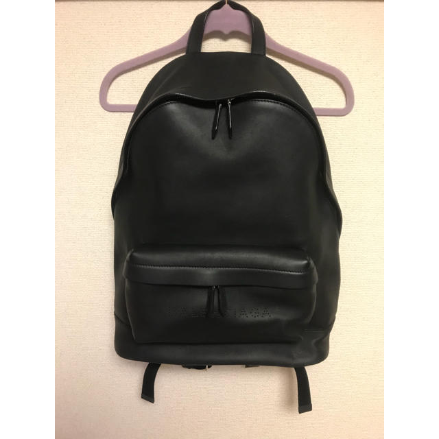 Balenciaga(バレンシアガ)のBALENCIAGAバレンシアガ  バックパック レザー 黒♫阪急購入、正規品♫ メンズのバッグ(バッグパック/リュック)の商品写真