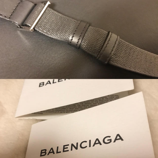 Balenciaga(バレンシアガ)のBALENCIAGAバレンシアガ  バックパック レザー 黒♫阪急購入、正規品♫ メンズのバッグ(バッグパック/リュック)の商品写真