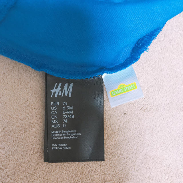 H&M(エイチアンドエム)のH&M クッキーモンスター  帽子 キッズ/ベビー/マタニティのこども用ファッション小物(帽子)の商品写真