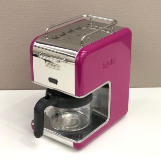 デロンギ(DeLonghi)のデロンギ kmix 6杯用 コーヒーメーカー（ピンク）(コーヒーメーカー)