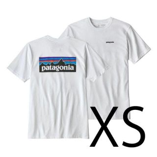 パタゴニア(patagonia)の新品 即日発送 XS パタゴニア JPサイズS P6 ロゴ Tシャツ白2018(Tシャツ/カットソー(半袖/袖なし))