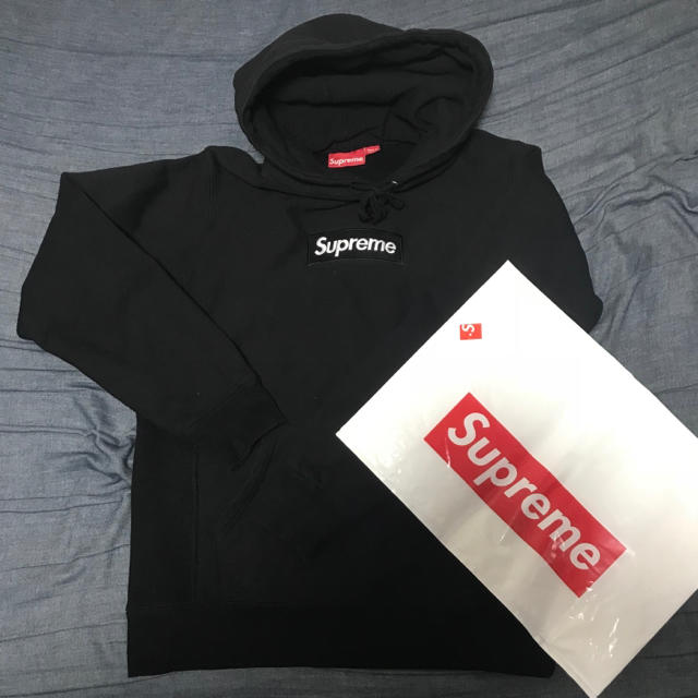 Supreme(シュプリーム)のsupreme boxlogo pullover black 16aw M メンズのトップス(パーカー)の商品写真