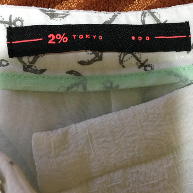 2% TOKYO(トゥーパーセントトウキョウ)の2％TOKYO ホワイトショートパンツ レディースのパンツ(ショートパンツ)の商品写真