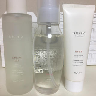 シロ(shiro)のshiro☆春ピッタリ3点セット(香水(女性用))