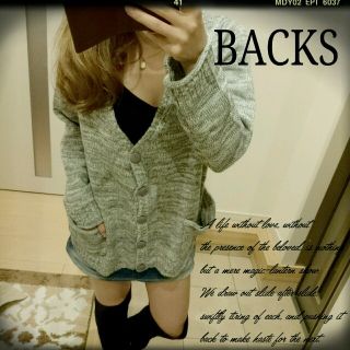 バックス(BACKS)の試着のみ✳BACKSミックスニット(ニット/セーター)