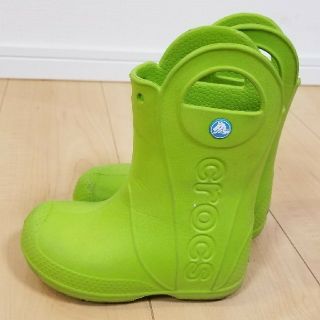 クロックス(crocs)のクロックスレインシューズ　長靴17.5 crocs(長靴/レインシューズ)