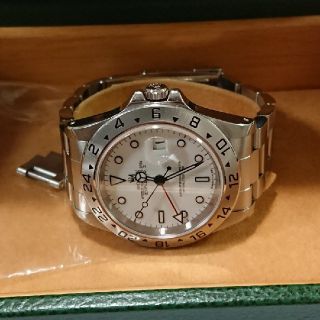 ロレックス(ROLEX)のぱむ様【OH済み】ロレックス エクスプローラー2 正規品 腕時計(腕時計(アナログ))