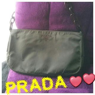 プラダ(PRADA)の♥本日限定年末大特価❣️希少✨【正規】ヴィンテージPRADA❤ショルダーバッグ(ショルダーバッグ)