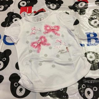 ミキハウス(mikihouse)のゆさ様専用♡新品 ミキハウス リーナちゃん リボン 半袖Tシャツ 120(Tシャツ/カットソー)