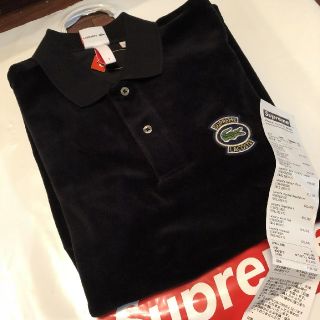 シュプリーム(Supreme)のSサイズ！Supreme Lacoste Velour Polo ポロシャツ(ポロシャツ)