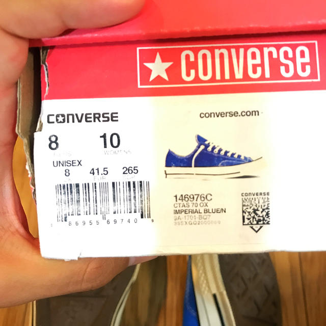 CONVERSE(コンバース)のCT70 インペリアルブルー 26.5cm チャックテイラー ローカット 青 メンズの靴/シューズ(スニーカー)の商品写真