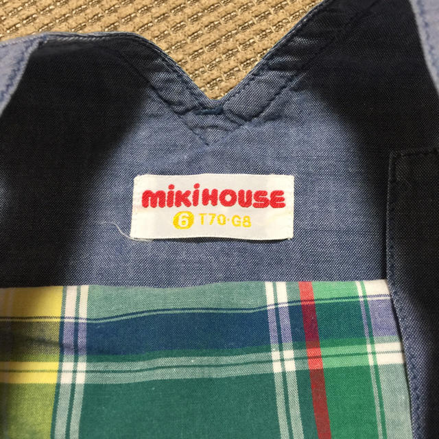 mikihouse(ミキハウス)のミキハウス サロペット  70 キッズ/ベビー/マタニティのベビー服(~85cm)(カバーオール)の商品写真