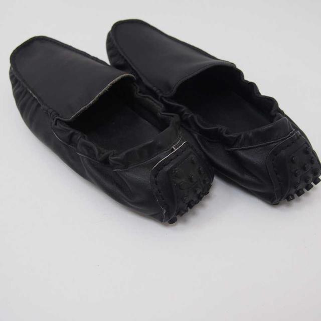 【新品】モカシン ドライビングシューズ ブラック L (12) メンズの靴/シューズ(スリッポン/モカシン)の商品写真