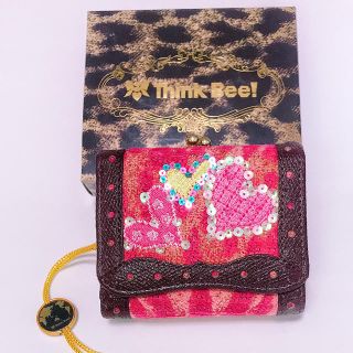 シンクビー(Think Bee!)の★未使用★Think Bee! ハート 三つ折財布★(財布)