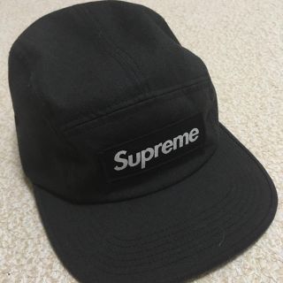 シュプリーム(Supreme)のSupreme NYCO Twill Camp Cap Black(キャップ)