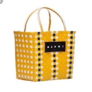 マルニ(Marni)の値下げ！　新品　未使用　マルニ　バック　ポップアップ　限定(かごバッグ/ストローバッグ)