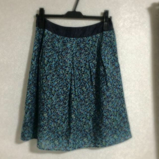 トプカピ(TOPKAPI)の花柄グリーン♡スカート(ひざ丈スカート)