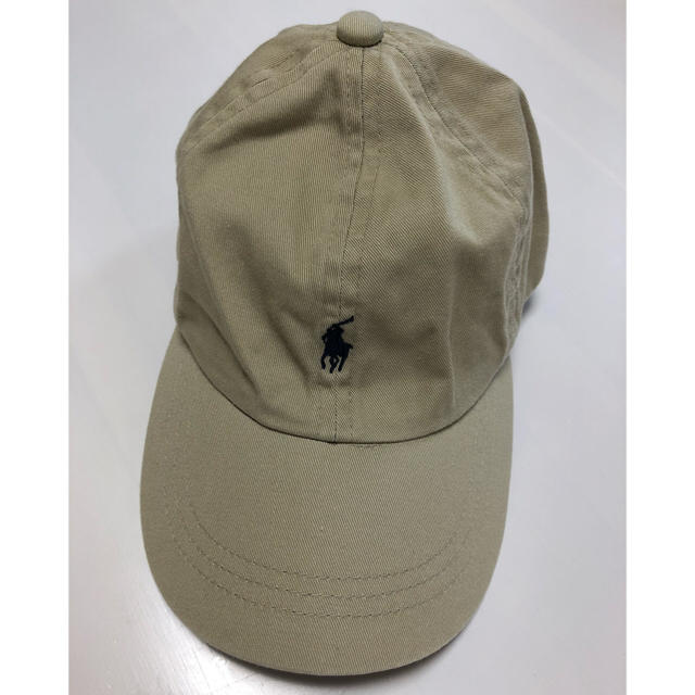 POLO RALPH LAUREN(ポロラルフローレン)の【送料込】ラルフローレン☆帽子☆48cm☆キッズ☆ベビー☆キャップ☆ベージュ キッズ/ベビー/マタニティのこども用ファッション小物(帽子)の商品写真