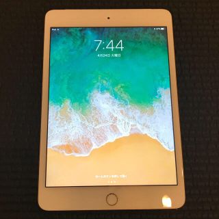 アイパッド(iPad)のiPad mini4 ゴールド 64ギガ(タブレット)