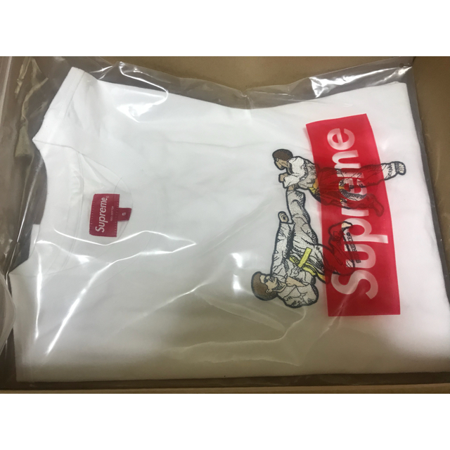 ショッピングモール supreme 18ss north Karate Tee 空手 白 ホワイトS