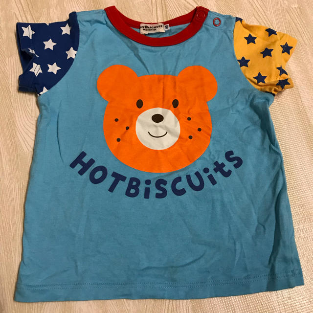 HOT BISCUITS(ホットビスケッツ)のマハロさま専用！！  ミキハウス ホットビスケッツ Tシャツ 80 キッズ/ベビー/マタニティのベビー服(~85cm)(Ｔシャツ)の商品写真