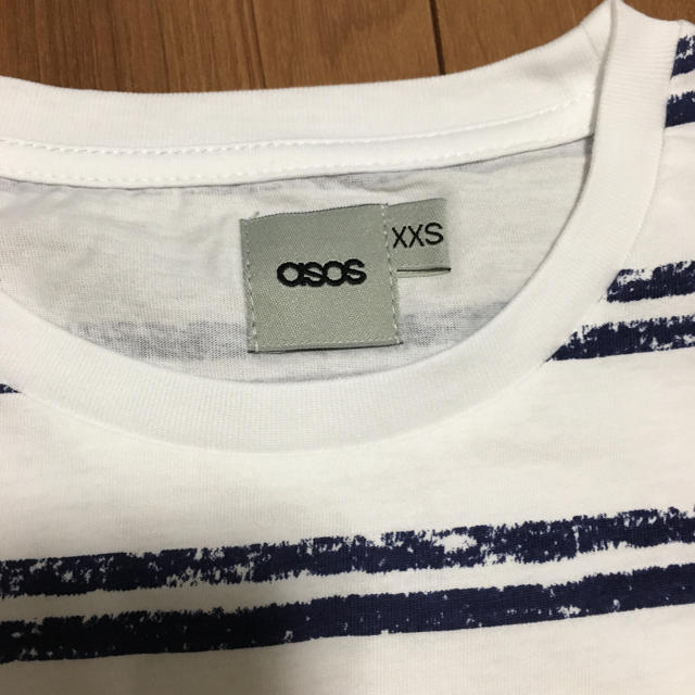 asos(エイソス)のasos 新品未使用 ボーダーマリンTシャツ メンズのトップス(Tシャツ/カットソー(半袖/袖なし))の商品写真