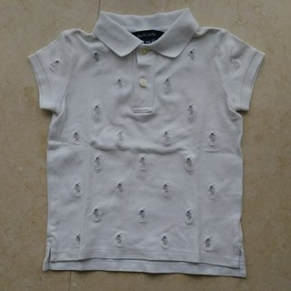 ラルフローレン(Ralph Lauren)のラルフローレン 白 ポロシャツ 120(Tシャツ/カットソー)