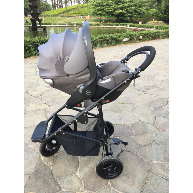 新品 日本未発売 cybex Cloud Q plus マンハッタングレー