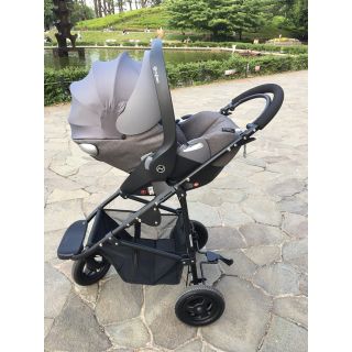 サイベックス(cybex)の新品 日本未発売 cybex Cloud Q plus マンハッタングレー(自動車用チャイルドシート本体)